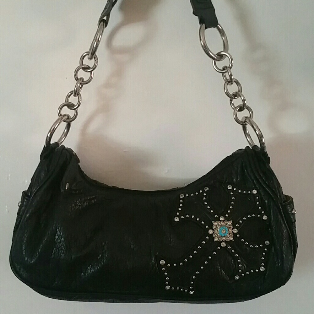Blazin Roxx Leather Studed Handbag